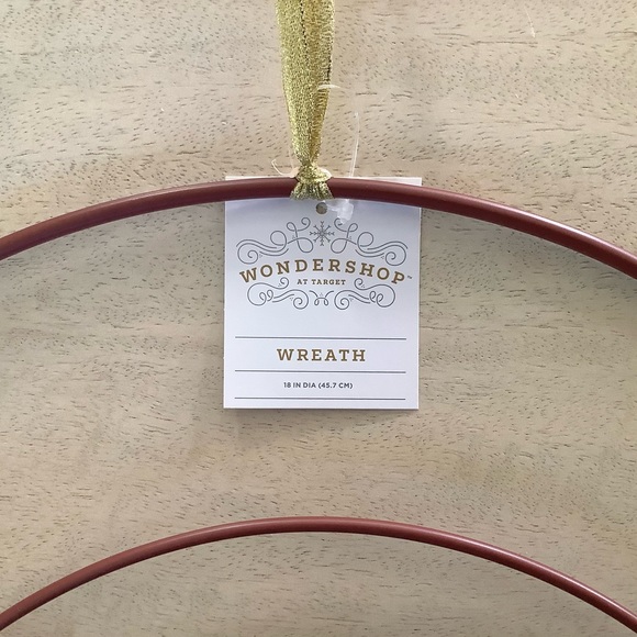 Wondershop Double Metal Hoop with Greenery Wreath - Picture 7 of 8